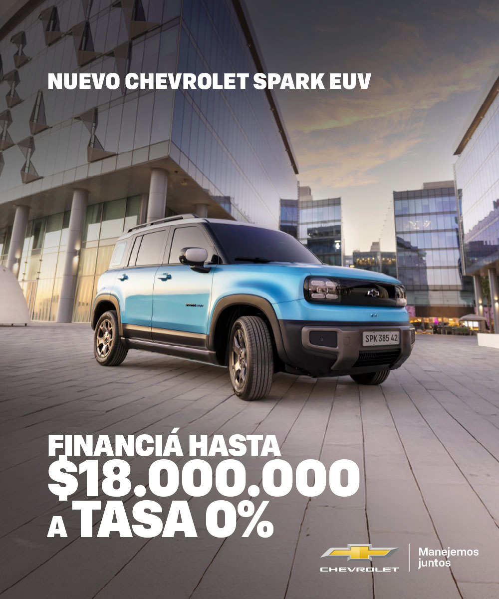 Chevrolet Spark, auto pequeño y ágil, ideal para el tránsito urbano, con un diseño fresco y eficiente en consumo.