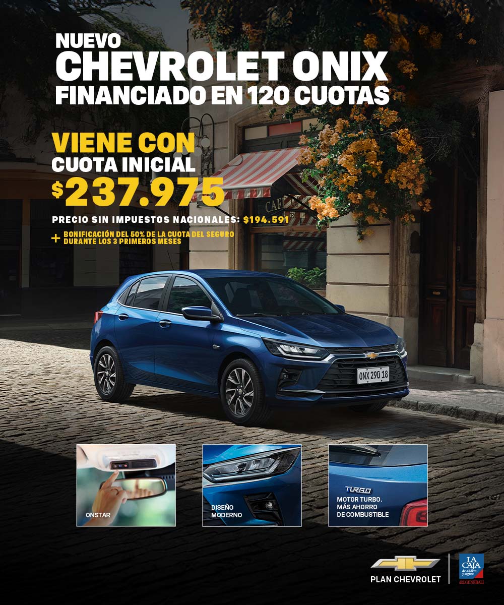 Plan de Ahorro para Chevrolet Onix